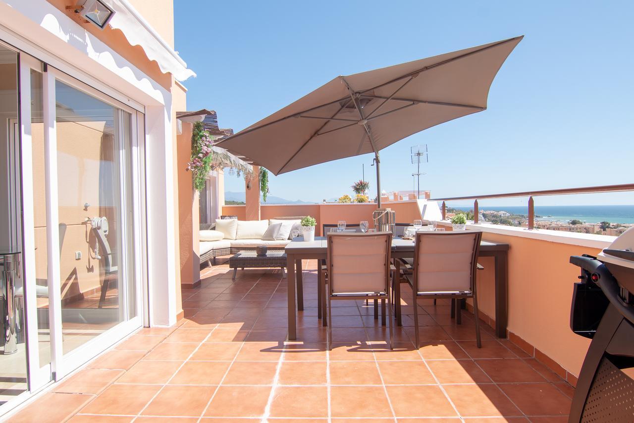 2242-Amazing Penthouse 2Terraces Sea View Apartment Casares Bagian luar foto